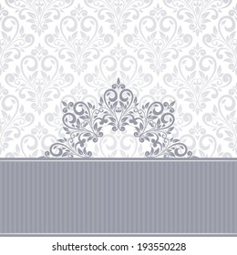 Floral greeting card.
