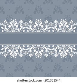 Floral greeting card.
