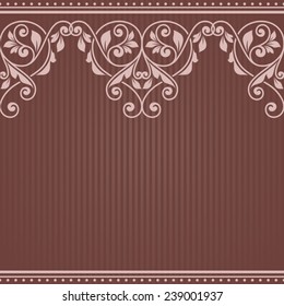 Floral greeting card.