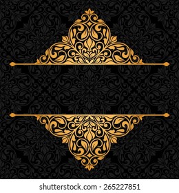 Floral greeting card.