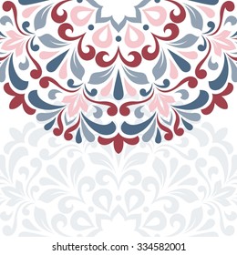 Floral greeting card.