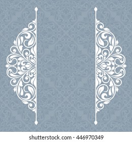 Floral greeting card.