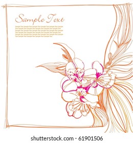 Floral Greeting Card