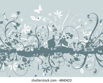 Floral grunge
