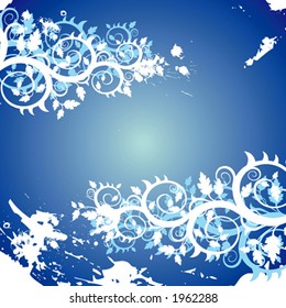 floral grunge background