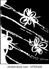 floral grunge background