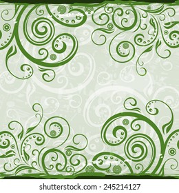 Floral grunge background