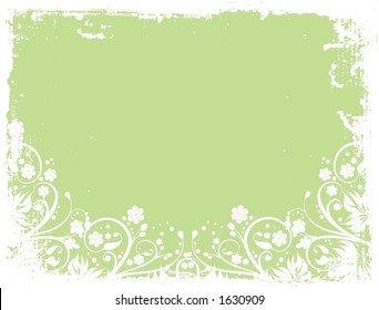 Floral grunge - vector
