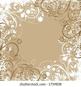 Floral grunge - vector