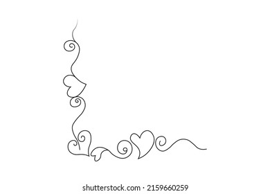 floral hand drawing frame, flower drawing vector