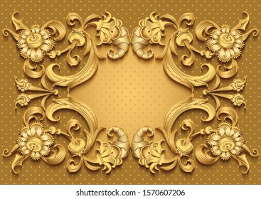 Floral hand drawn vector border. Nature elements and objects  illustration. Frame design.
