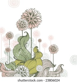 Floral hand-draw illustration