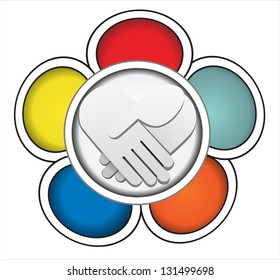 Floral Handshake