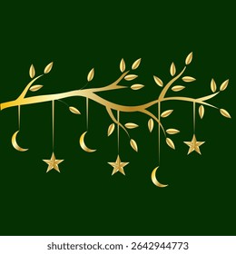 Floral Harmony Burst green Background