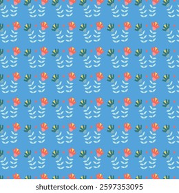 Floral Harmony: A Seamless Blooming Pattern
