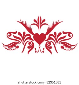 floral heart #2