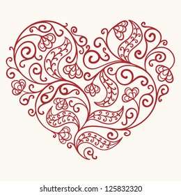Floral heart
