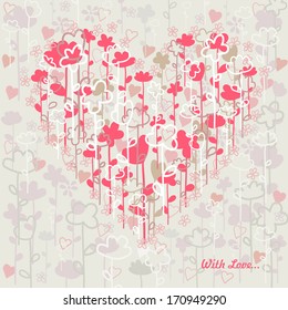 floral heart