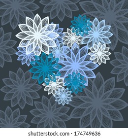 floral heart