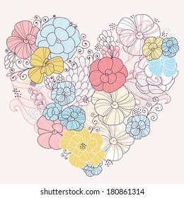Floral heart