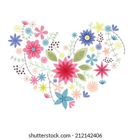 Floral heart