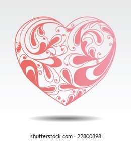 Floral heart