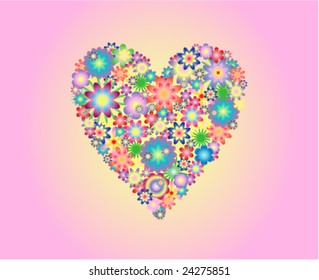 Floral heart