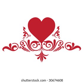 floral heart