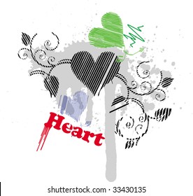 floral heart