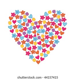 Floral heart