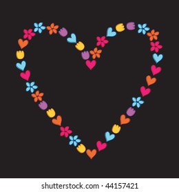 Floral heart