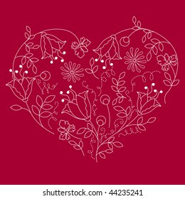 Floral heart