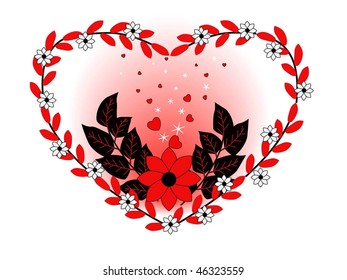 floral heart