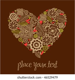 floral heart