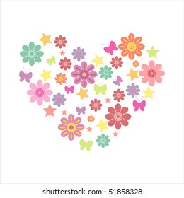 floral heart