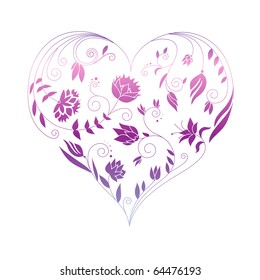 floral heart