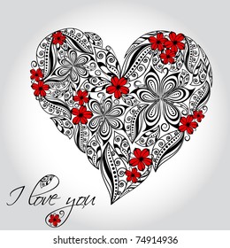 Floral heart