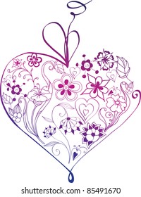 floral heart