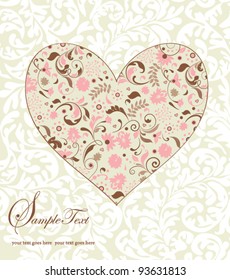 Floral heart