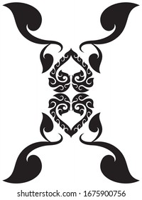 Floral Heart Frame Vector image