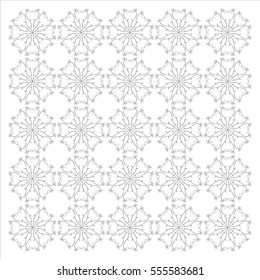 Floral Heart Pattern vector illustration (Valentineâ??s Day Concept), Southeast Asia Art Design