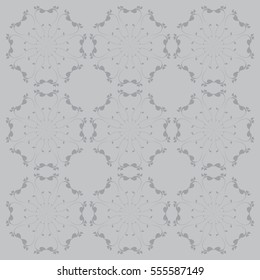 Floral Heart Pattern vector illustration (Valentine Concept), Southeast Asia Art Design