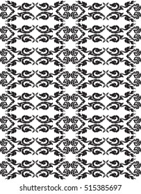 floral heart vector illustrations, images, patterns, backgrounds, textures. southeast asia art design
