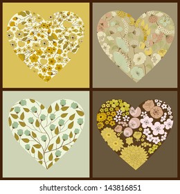 Floral hearts