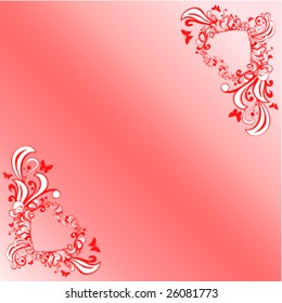 Floral hearts