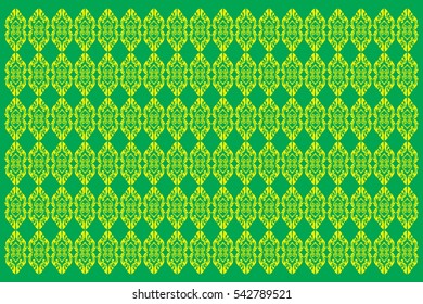 Floral Hearts vector illustration, texture, pattern, background, textile, backdrop, wallpaper, Southeast Asia Art Design