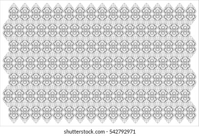 Floral Hearts vector illustration, texture, pattern, background, textile, backdrop, wallpaper, Southeast Asia Art Design