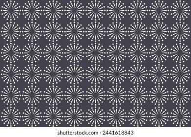 Patrón sin costuras de hierbas florales sobre gris. Ilustración de vector