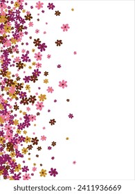 floral horizontal retro banner. Bright flowers in the style of the 80s. Design for postcard, invitation, web. Vector illustration