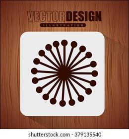 floral icon design 